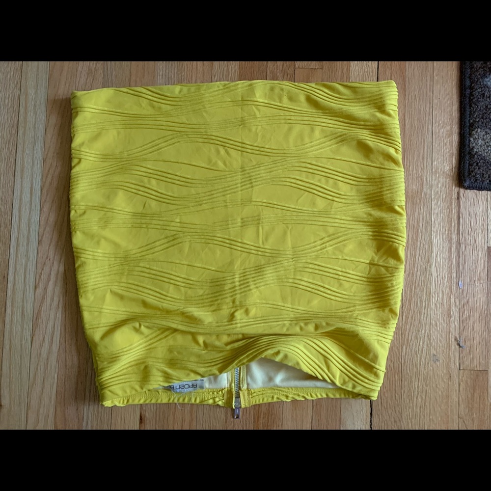 Neon Yellow Skirt